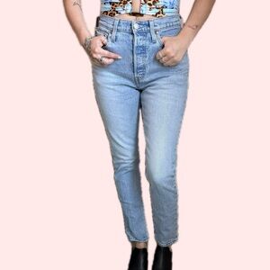 Levi's Sky Blue High Rise Women's Jeans